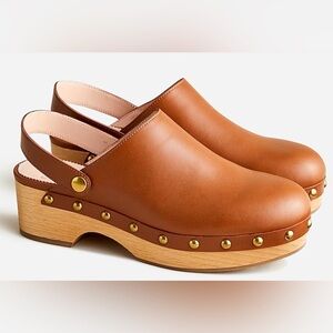 J. Crew Convertible Leather Clogs